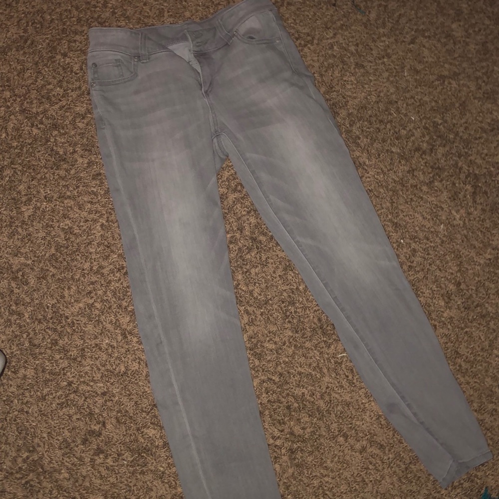 Gray Boyfriend Jeans